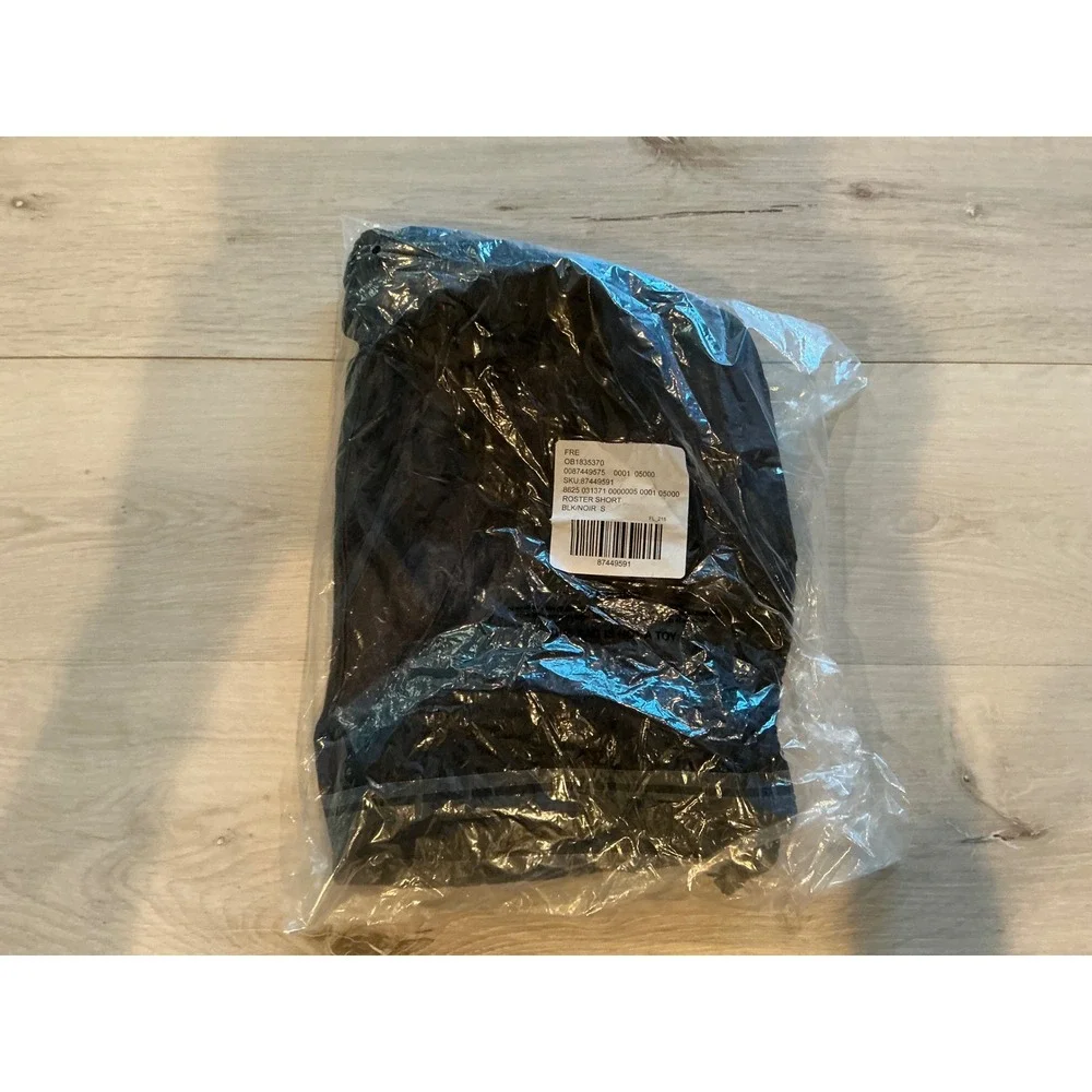 FP Movement Roster Tie Waist Lace Trim Shorts Black Size Small New With Tags_6